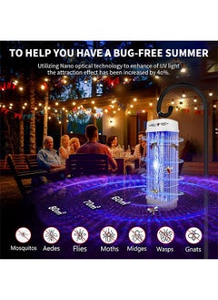 Yoawllty Mosquito Killer Electric, Fly Killer, Indoor and Outdoor Insect Killer, High-Power UV Light Bug Zapper Effective Insect Control for Home, Patio, Backyard and Camping  - Image 2
