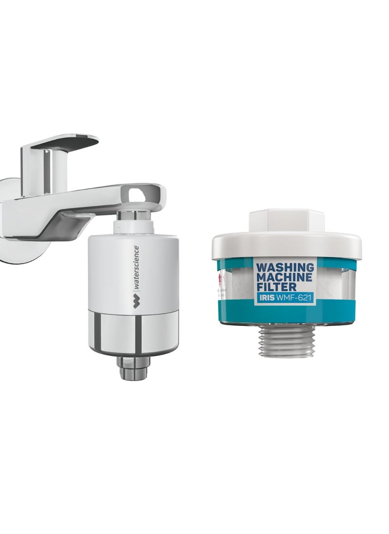 WaterScience WaterScience CLEO Shower Tap Filter for Hard Water IRIS Washing Machine Filter for hard Water  - Image 1