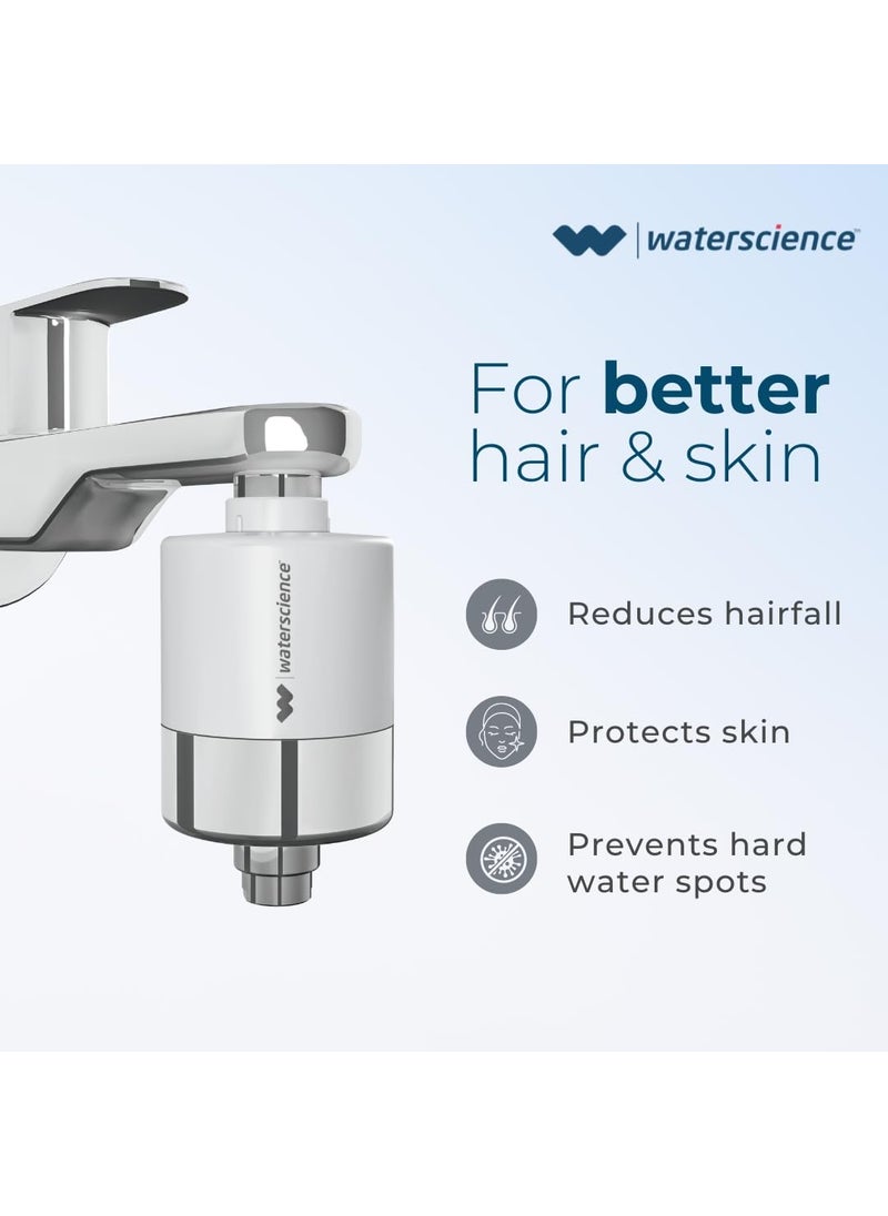 WaterScience WaterScience CLEO Shower Tap Filter for Hard Water IRIS Washing Machine Filter for hard Water  - Image 4