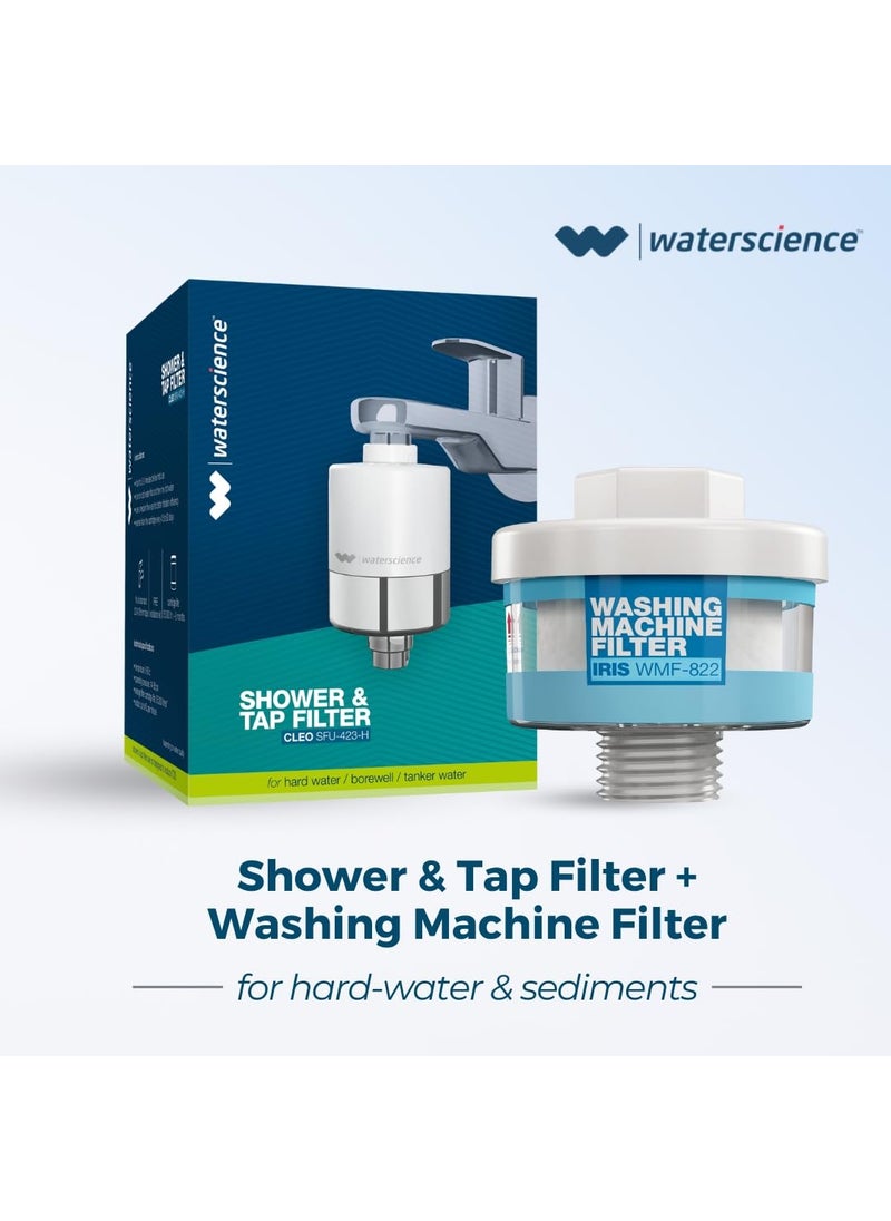 WaterScience WaterScience CLEO Shower Tap Filter for Hard Water IRIS Washing Machine Filter for hard Water  - Image 3