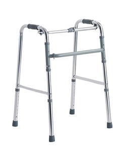 Generic Aluminum Walker, Elderly Walking Frame, Four-legged Walking Stick Retractable Folding Elderly Crutches Walker Senior - Non-slip Walking Stick  - Image 1