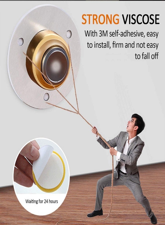 Nathgra Door Stopper Wall Protector Shock Soft Rubber, Wall Protectors with Self Adhesive 3M Sticker Protecting Wall, Doorknobs, Refrigerator Door, Cabinets from Damage(Cartoons) (Number of Items 6) - Image 5