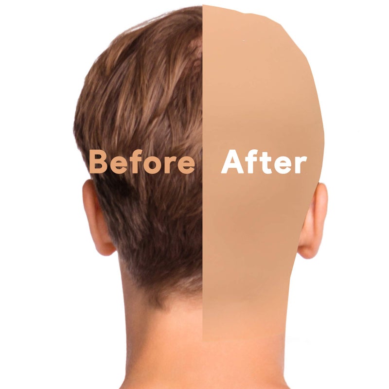 Skeleteen قبعة صلعاء من سكيليتين - قبعة جلدية مزيفة لملابس الكبار والأطفال - Image 4