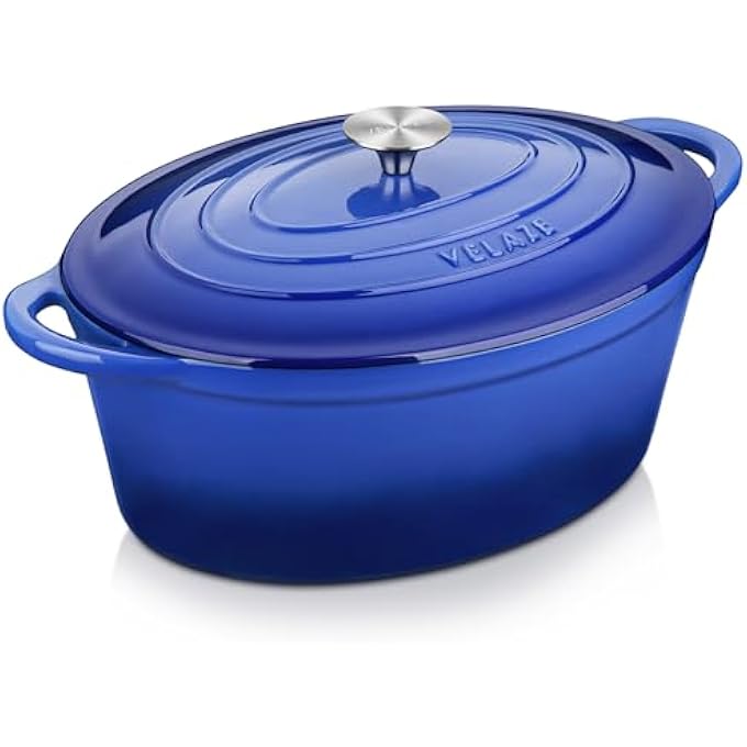 Velaze Dutch Oven 75 Quart Blue - Image 2