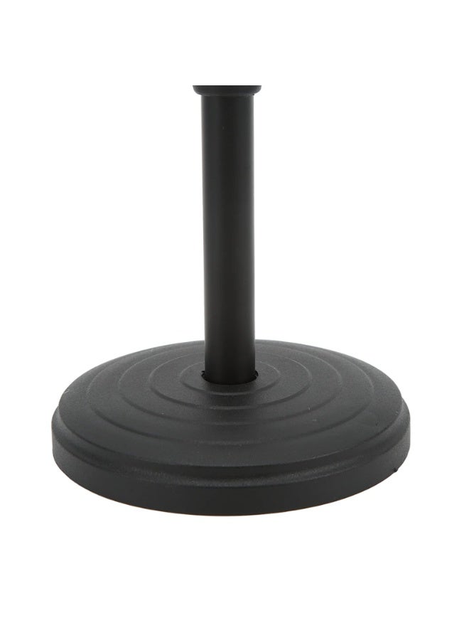 Desktop Microphone Stand Studio Micro Table Stand w/Mic Clip Heavy Iron Base Foldable Retractable and Adjustable for Live Broadcasts Podcasts Singing Computer Meetings and Lectures - Image 3