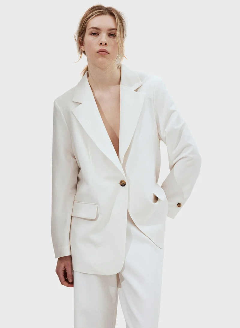 اتش اند ام Single-Breasted Blazer