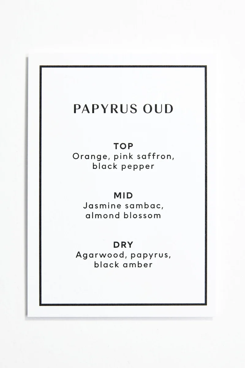 H&M Large scented candle in glass holder