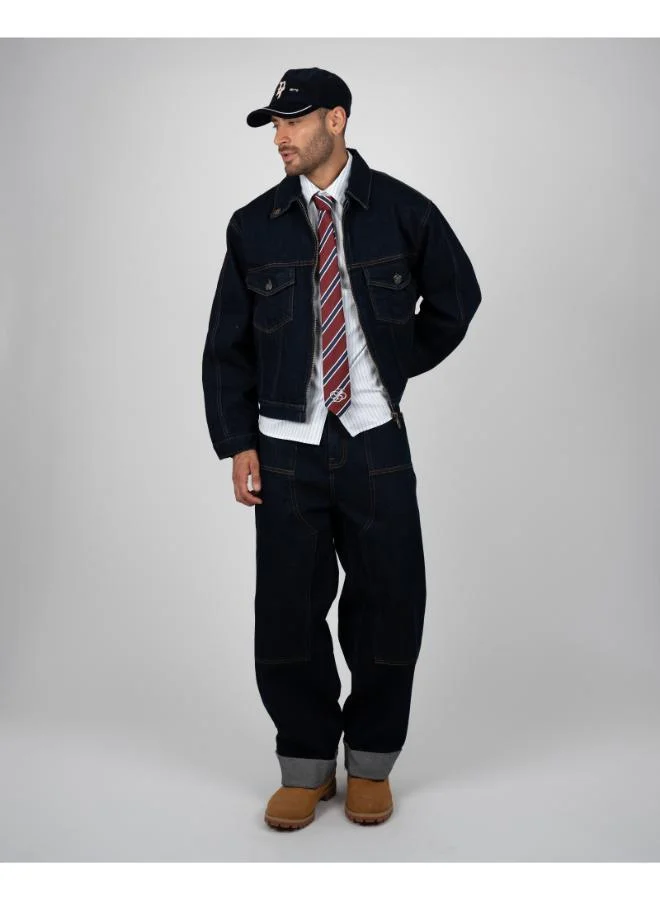 Prohibited Raw Blue Homestead Denim Jacket Raw  | Best Price UAE