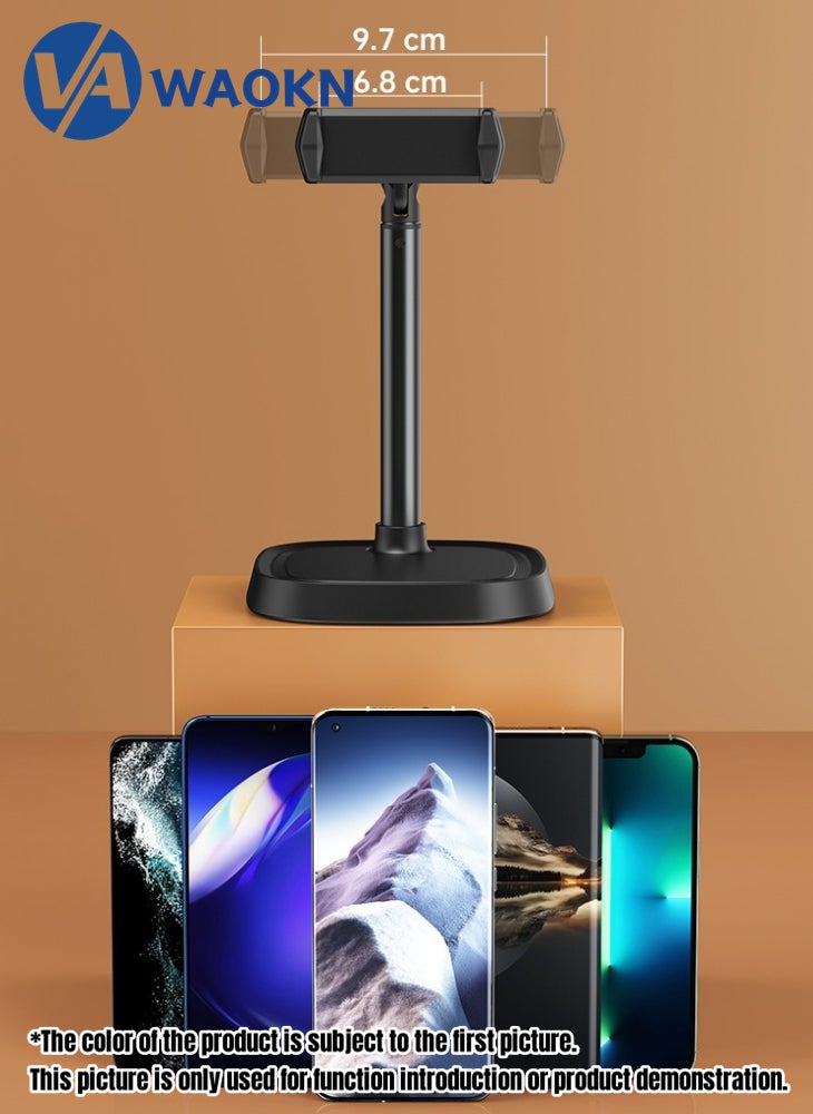 WAOKN Latest Foldable Phone Stand Mobile Phone and Tablet Holder with Adjustable Height MultiFunctional Anti Slip and Stable Metal Shaft Phone Holder Suitable for Multiple Scenarios  - Image 5