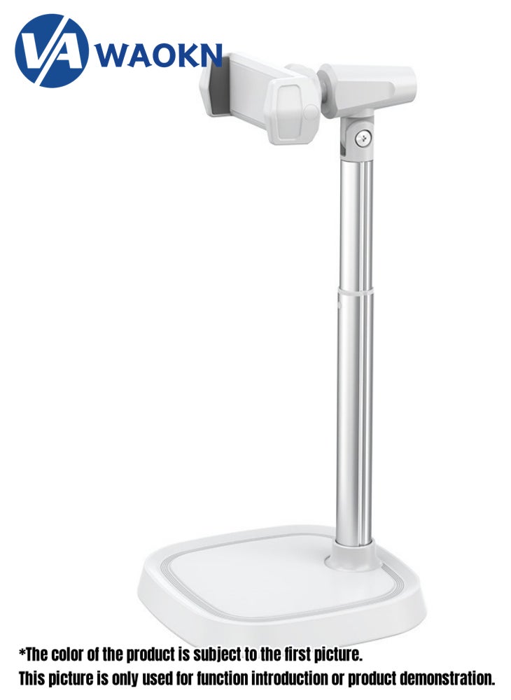 WAOKN Latest Foldable Phone Stand Mobile Phone and Tablet Holder with Adjustable Height MultiFunctional Anti Slip and Stable Metal Shaft Phone Holder Suitable for Multiple Scenarios  - Image 1