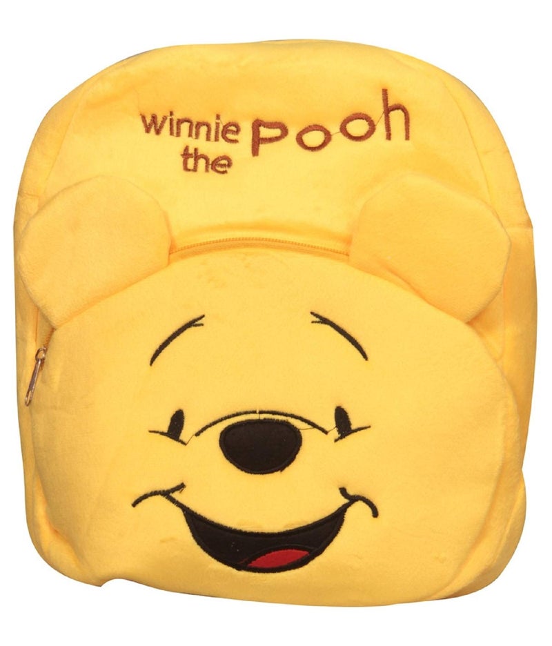 blue tree Kids School Bag Combo Soft Plush Backpack Cartoon Bags Mini Travel Bag for Children Girls Boys (Ch Elephant & Ch Pooh) - Image 3