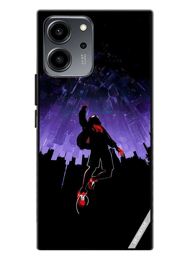 VR CREATIVE Protective Case Cover For Honor 80 SE Spider-Man In Space Design Multicolour - Image 1