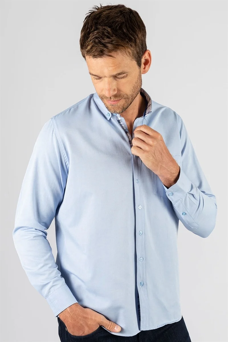 Tudors Classic Fit Relaxed Cut Poplin Oxford Men's Shirt