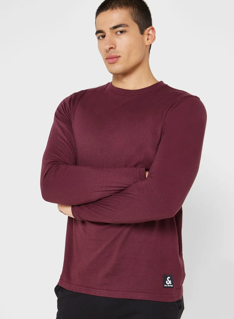 JACK & JONES Essential Crew Neck T-Shirt & Pants Set