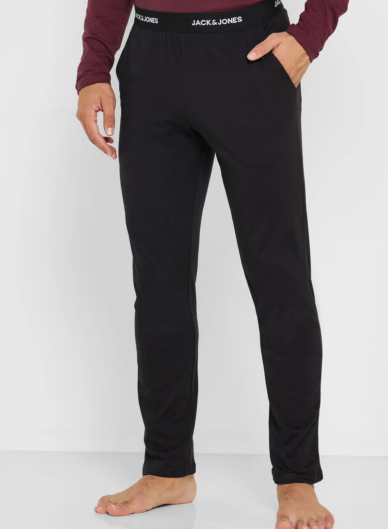 JACK & JONES Essential Crew Neck T-Shirt & Pants Set