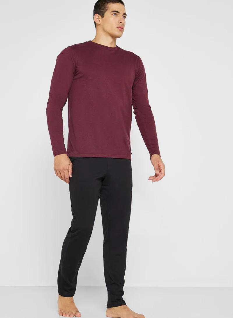 JACK & JONES Essential Crew Neck T-Shirt & Pants Set