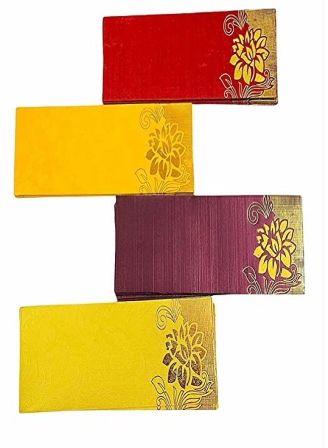 Peeplvalue مجموعة أظرف نقود متعددة الألوان من Peeplvalue بتصميم زهور، 10 قطع، مصنوعة من ورق معدني مطبوع، مثالية لحفلات الزفاف، وأعياد الميلاد، والهدايا، والخطوبة، والعيدية، والمناسبات الخاصة. - Image 1