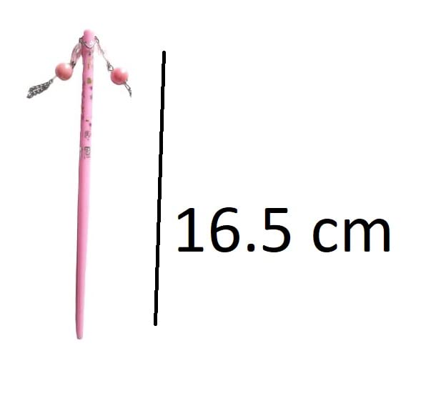 advancedestore Juda Stick Hair Stick Wooden Plastic Design Attached Bun Stick DIY Hair Styles Juda Bun Hair Stick for Women And Girls Bun Holder Hair Bun Ties Jura Stick pack of 2 - Image 2