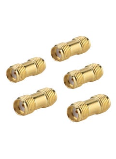 Thoraya 5Pcs Metal SMA Female to SMA Female Adapter Connector RF Converter  - Image 1