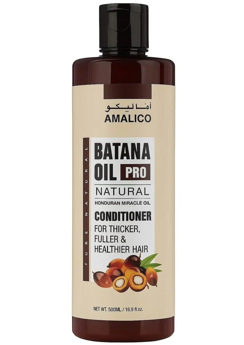 Batana Oil Pro Natural Conditioner, Honduran Miracle Oil, For Thicker Fuller Hair, 500ml