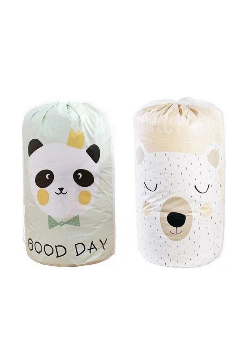Multi-purpose storage bag for clothes and blankets, random shape, 1 piece - Image 2