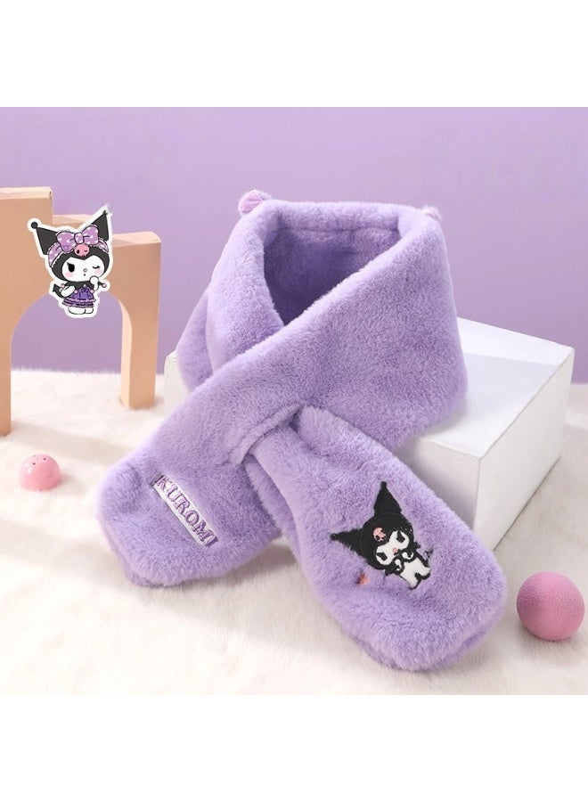 كورومي المطرزة أفخم وشاح للأطفال سوبر أنيقة اضافية مريحة ويجب أن يكون الشتاء الأساسية مع سحر رائعتين - Image 2