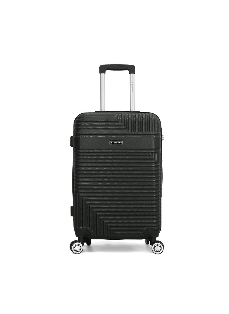 GIORDANO - Hardshell Luggage Double Spinner Trolley Bag 5 Pieces Set,Black (BC-12",BC-14",S-20",M-24",L-28") - Image 1