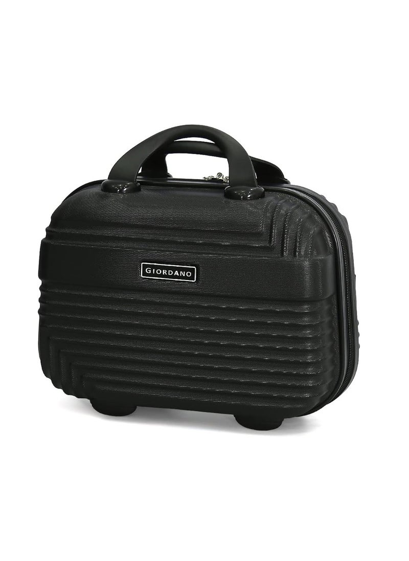 GIORDANO - Hardshell Luggage Double Spinner Trolley Bag 5 Pieces Set,Black (BC-12",BC-14",S-20",M-24",L-28") - Image 1