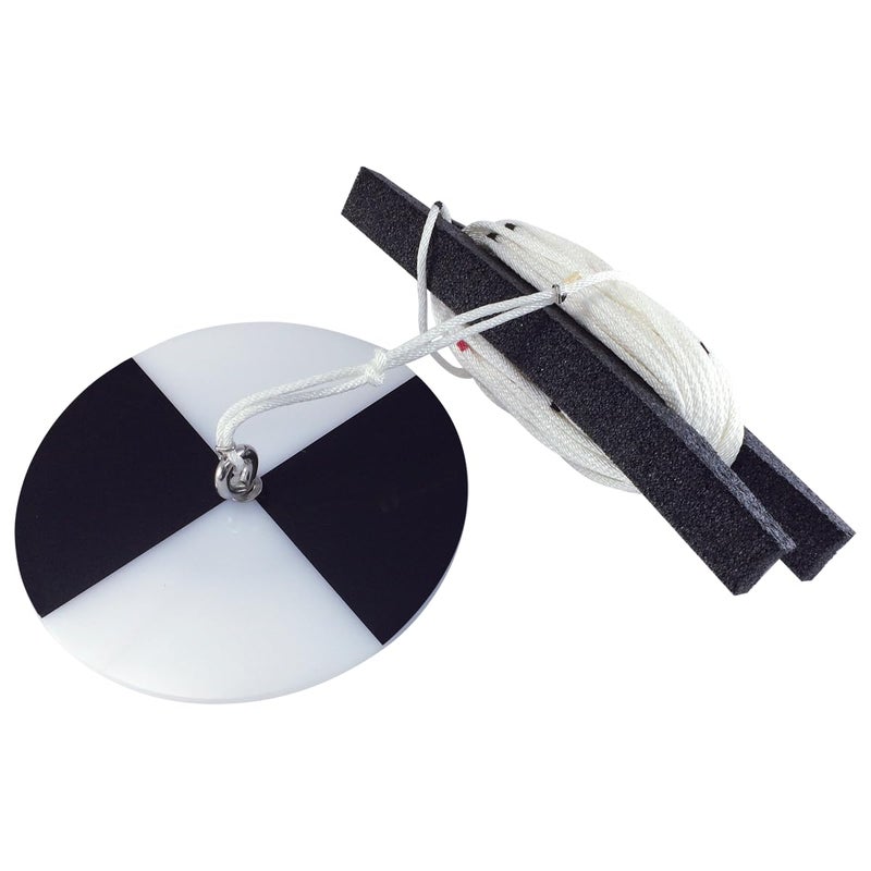 0171-CL Secchi Disk with Black and White Quadrants and Calibrated Line