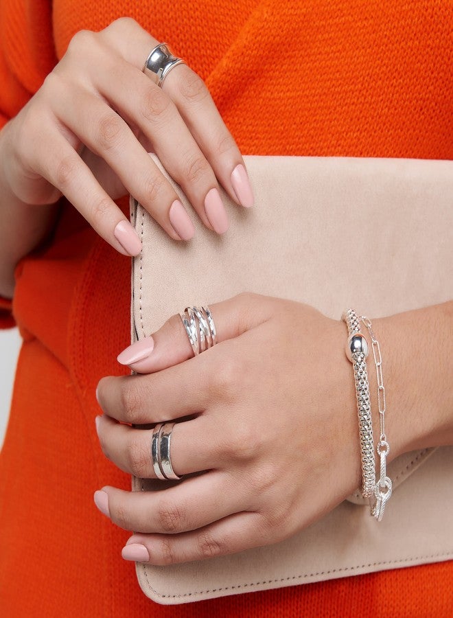 Silpada 'Double Spaced' Two Bar Ring in Sterling Silver, Size 8, Size 8 - Image 5