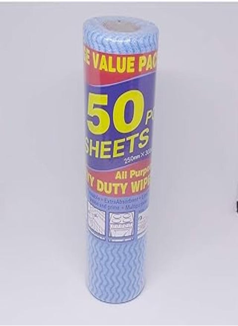 Kitchen Multi-Use Towels Roll (50 Sheets) - Blue