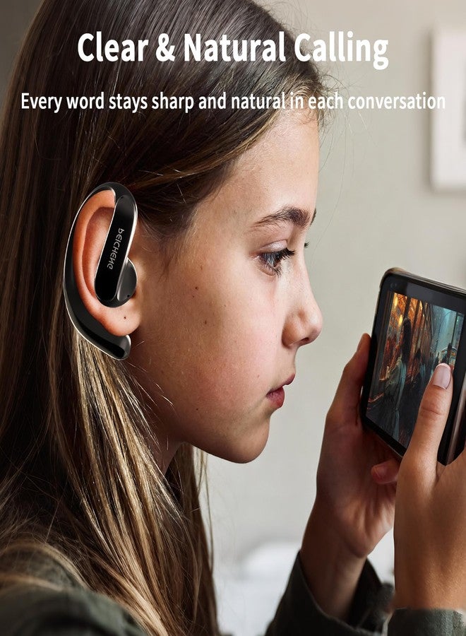 PEICHENG Wireless Bluetooth Earphones Earbuds Headphone Ear Bud for Sports Travel Business Learning (Black) - Image 5