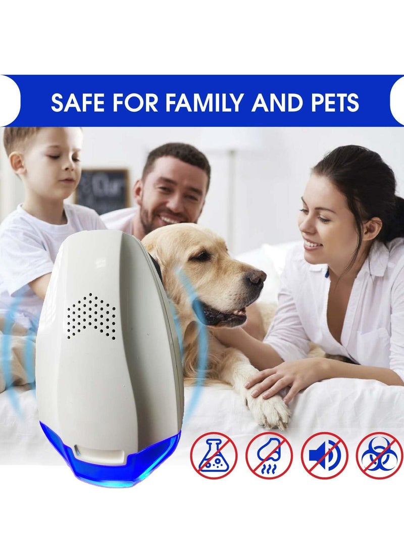 SOLARAE Ultrasonic Pest Repeller 2-Pack, Indoor Electronic Plug-In Pest Control for Mice, Cockroaches, Ants, Flies, Mosquitoes, and Rodents - Safe for Pets and Humans, Effective Mouse Repellent. - Image 2