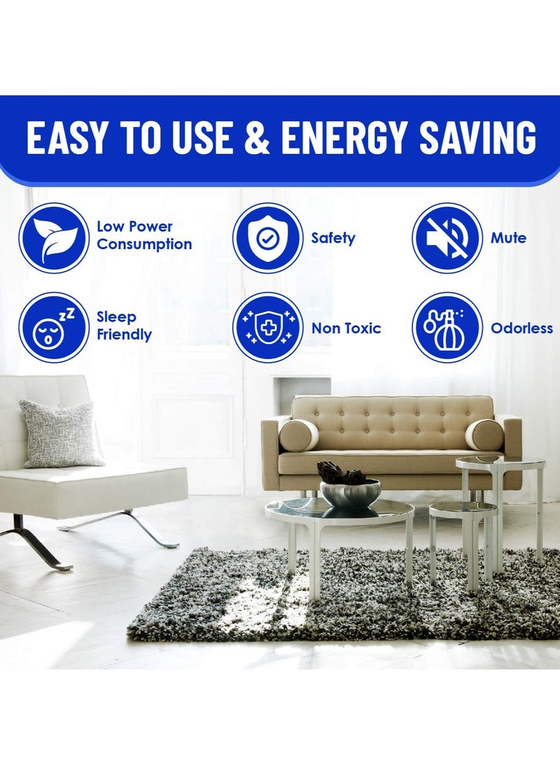 SOLARAE Ultrasonic Pest Repeller 2-Pack, Indoor Electronic Plug-In Pest Control for Mice, Cockroaches, Ants, Flies, Mosquitoes, and Rodents - Safe for Pets and Humans, Effective Mouse Repellent. - Image 3