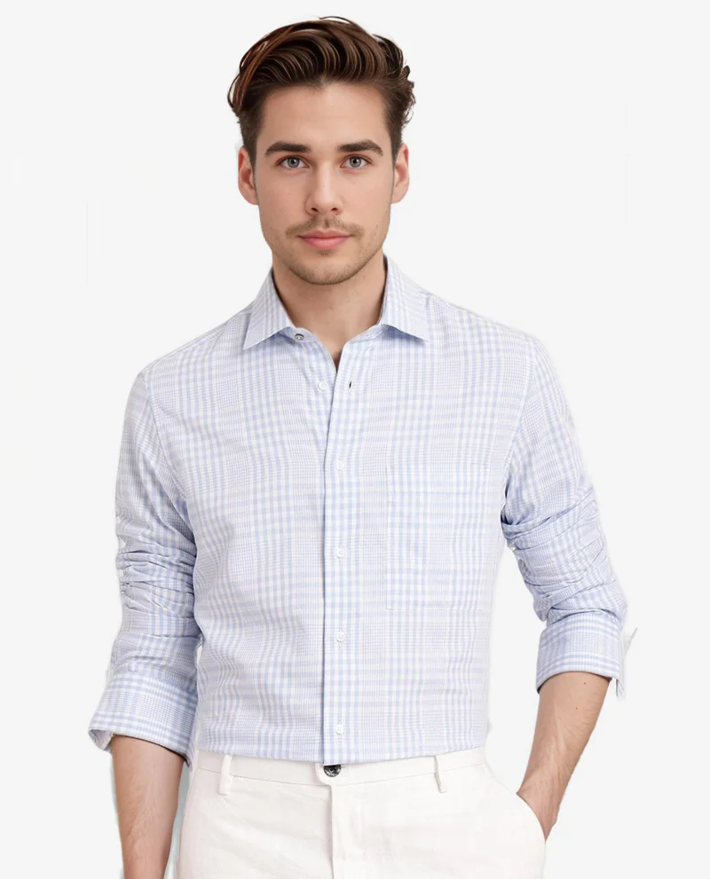 Rare Rabbit Men's Cotton Check Shirt