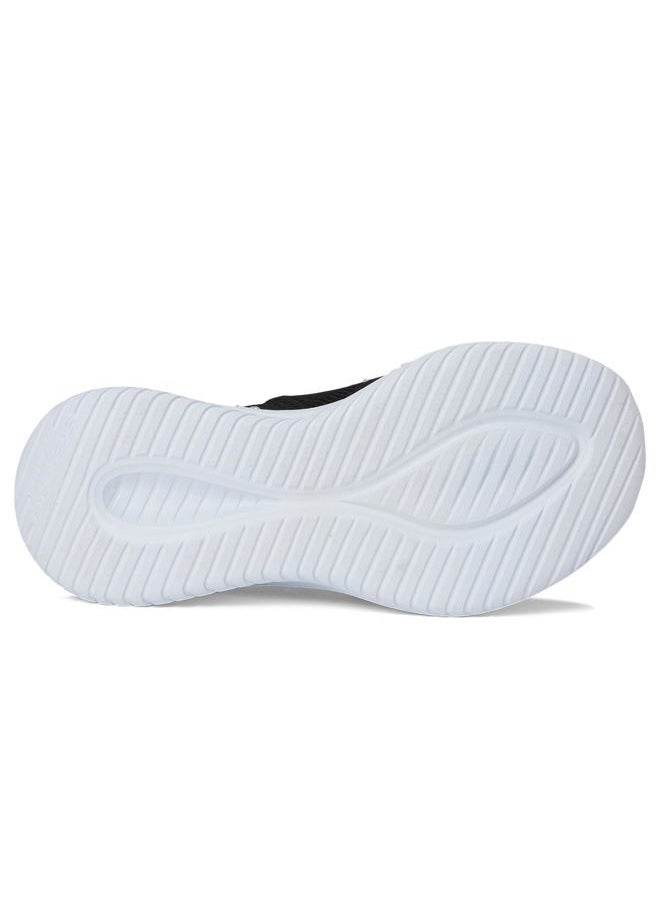 SKECHERS Girls Ultra Flex 3.0, Black/Light Pink, 2 Little Kid - Image 3