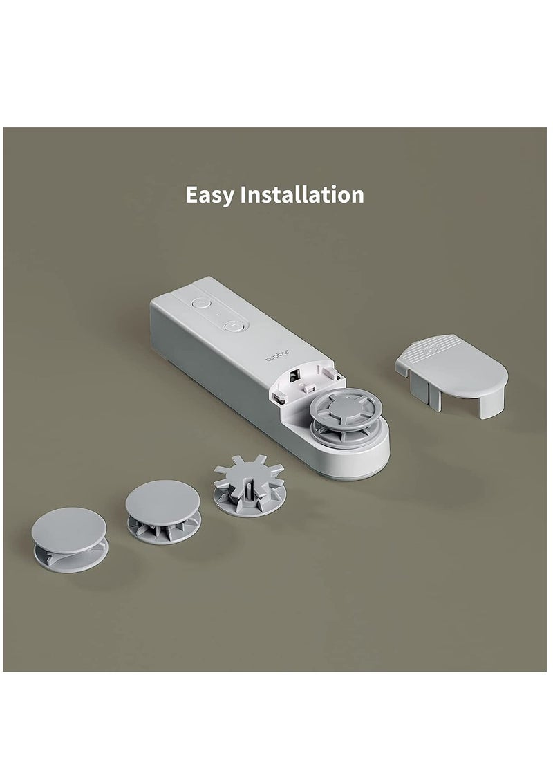 Aqara - Aqara Roller Shade Driver E1, Requires AQARA HUB, Smart Blind Motor with Schedule and Voice Control, Rechargeable with Long Battery Life, Compatible with HomeKit, Alexa, Google Assistant, and IFTTT - Image 1