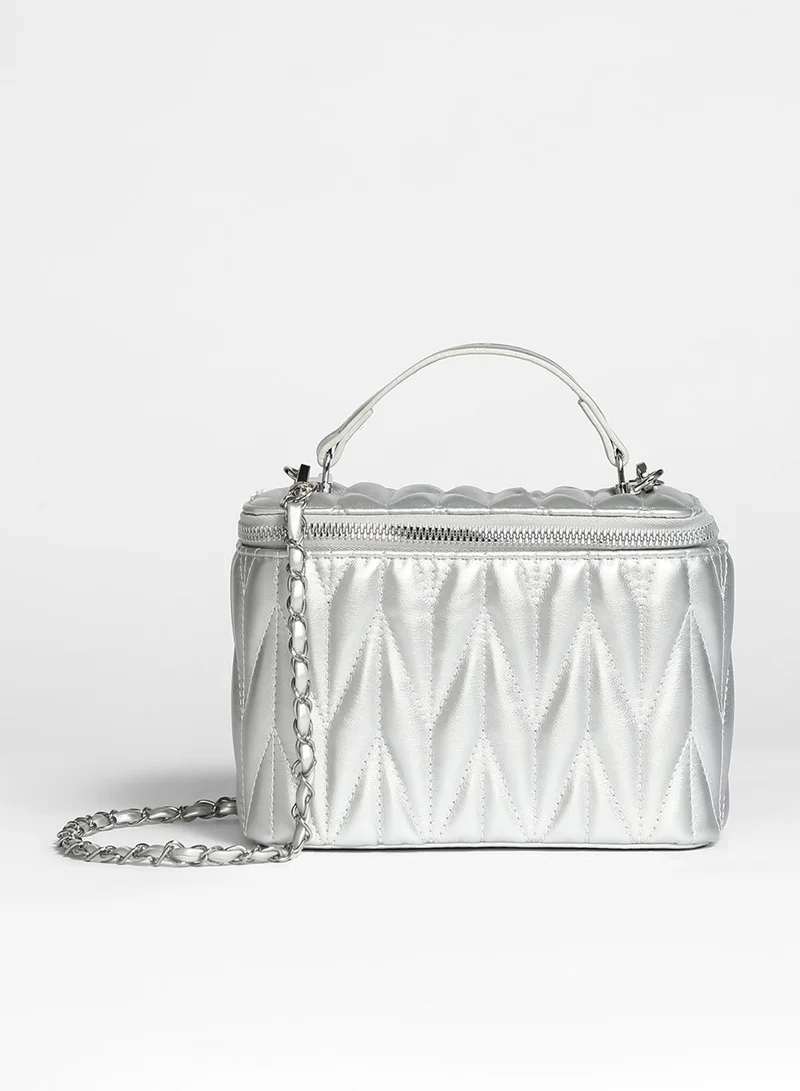 Haute Sauce  Quilted Box Bucket Bag for Women | Best Price UAE