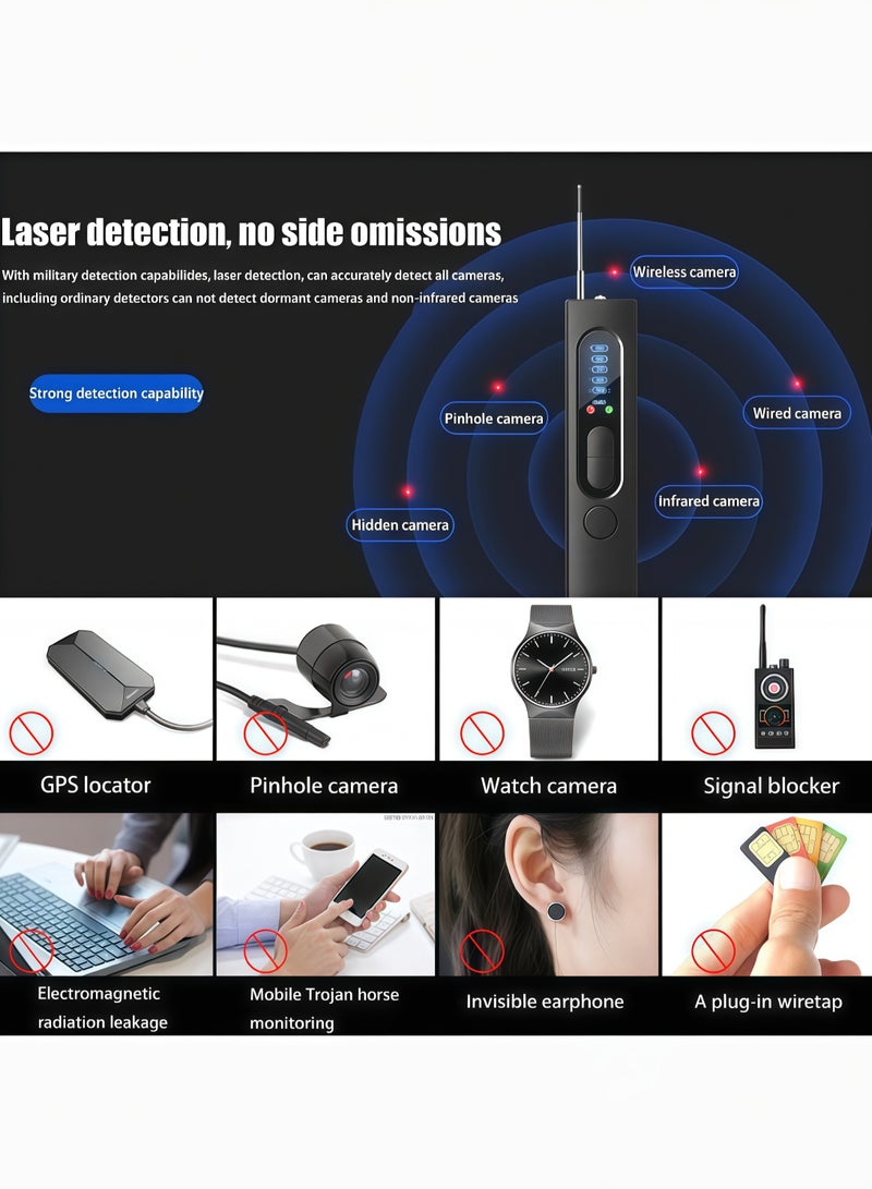 X13 Camera smart detector Wireless signal infrared anti-positioning anti-monitoring anti-tracking anti-camera GPS scanner - Image 5