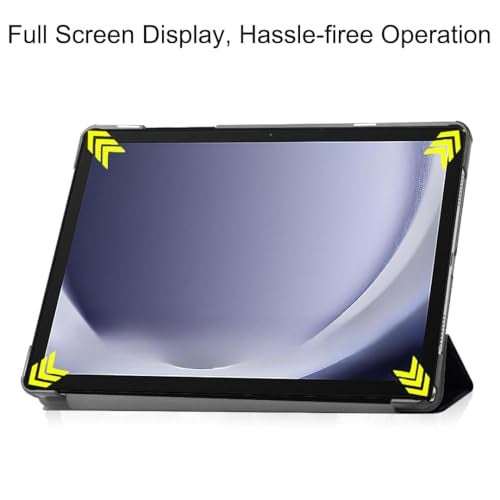 ProElite Cover for Samsung Galaxy Tab A11 Plus 11 inch/ A9 Plus 11" Case, Smart Trifold Flip case Cover for Samsung Galaxy Tab A9+/A11+ 11 inch, Hippy - Image 5