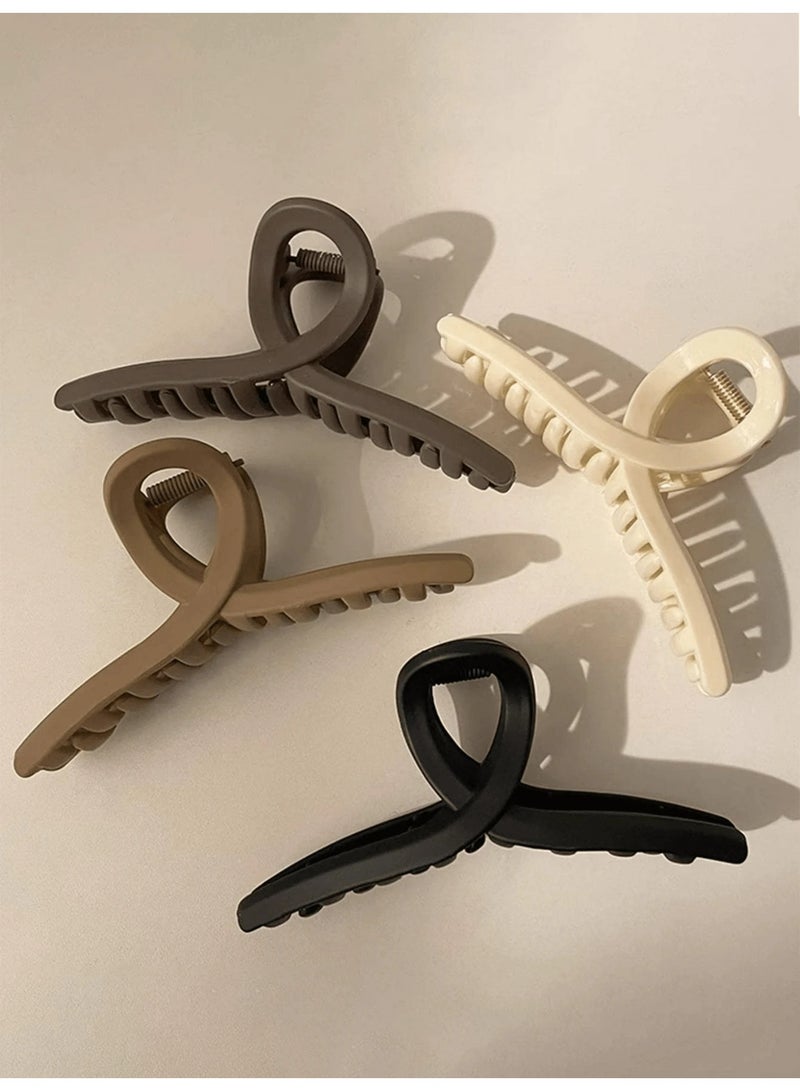 Set Of 4 Strong Hair Clips For Women Multi Color - Image 4