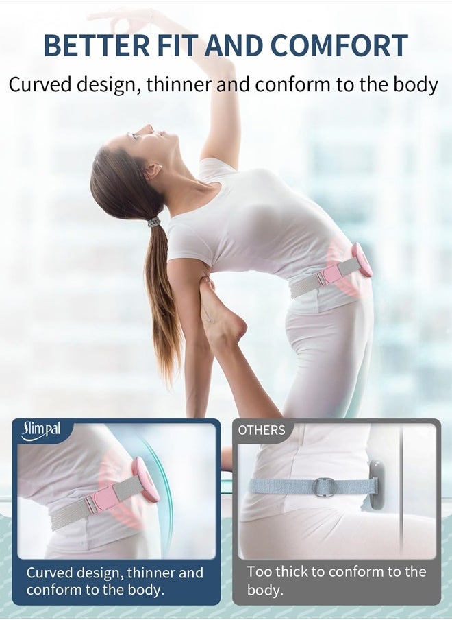 Slimpal Menstrual Heating Pad for Cramps, FSA HSA Eligible Approved, Portable Cordless Heating Pad for Period Pain Relief Electric Heat Belt, Up to 8 Hours Constant Working,Gifts for Women Girl, Pink  - Image 4