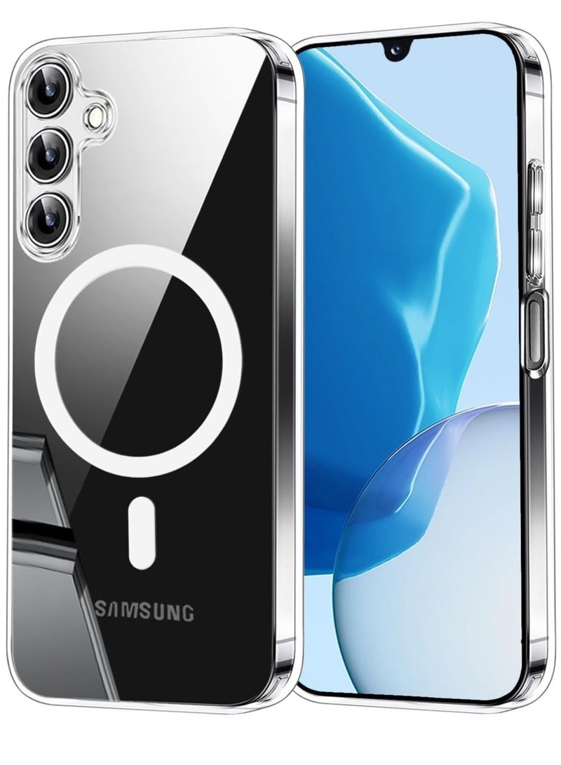 for Samsung Galaxy A16 5G/4G Case Clear [Compatible with Magsafe] [Strong Magnet] [Non-Yellowing] Magnetic Slim Thin Bumper Phone Cover,... - Image 1