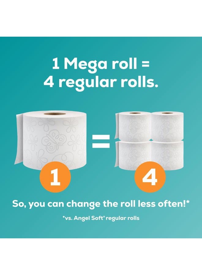 Angel Soft ® Toilet Paper with Fresh Lavender Scent, 48 Mega Rolls = 192 Regular Rolls, 2-Ply Bath Tissue - Image 3