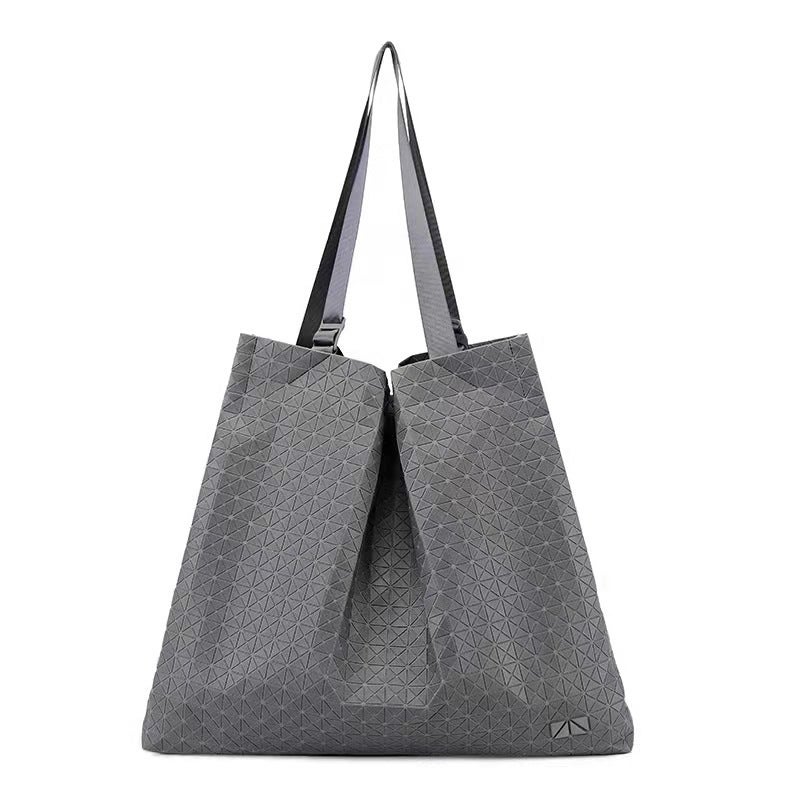 Japanese Tote Bag Life Original Large Capacity Men'S And Women'S Commuter Bag Casual Portable Shopping Bag Rhombus Shoulder Bag - Image 5