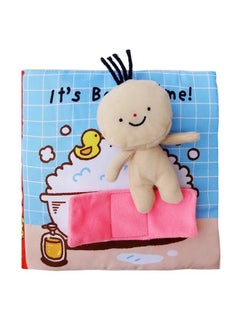 JJOVCE Baby Early Education Educational Cloth Book 0-1-3 Years Old Children Enlightenment Toilet Bath Book Ringing Paper Can't Be Torn-Color:Bath Cloth Book