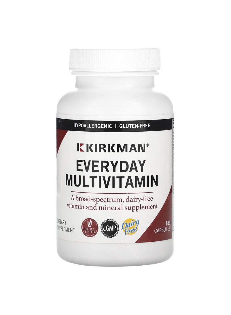 Kirkman Labs Everyday Multivitamin, 180 Capsules