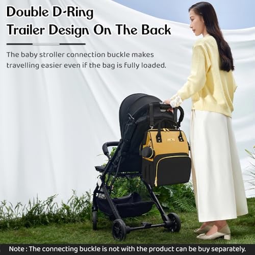 StarAndDaisy Baby Bag for Mothers Travel/Maternity Bag with 16 Multi-Purpose Pockets with Quick Access Diaper & Mobile Pocket/Diaper Bag for Baby - Image 5