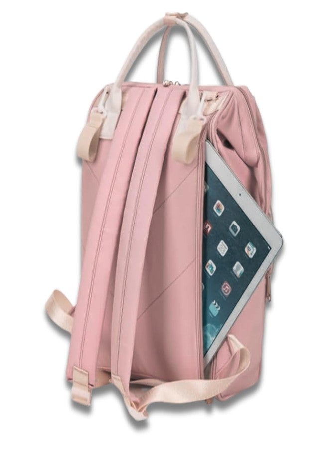 Aavjo , Baby Diaper Bag Backpack, Mothers Travel Baby Bags, Waterproof Diaper Pouch with Insulated Pocket (Buckle Pink) - Image 3