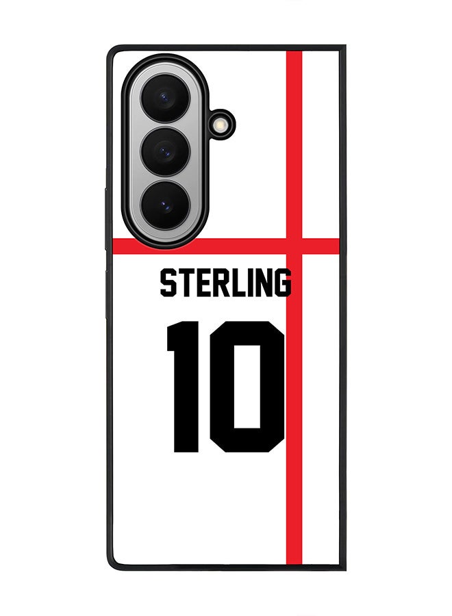 Stylizedd For Samsung Galaxy Z Fold7 Case,Slim fit Camera Protection, Shockproof Thin Phone cover  - Football - England,  Sterling